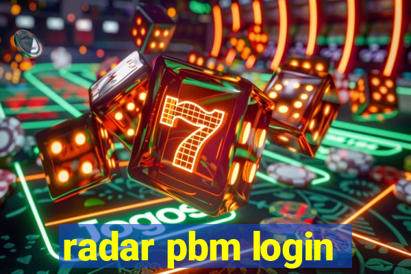 radar pbm login